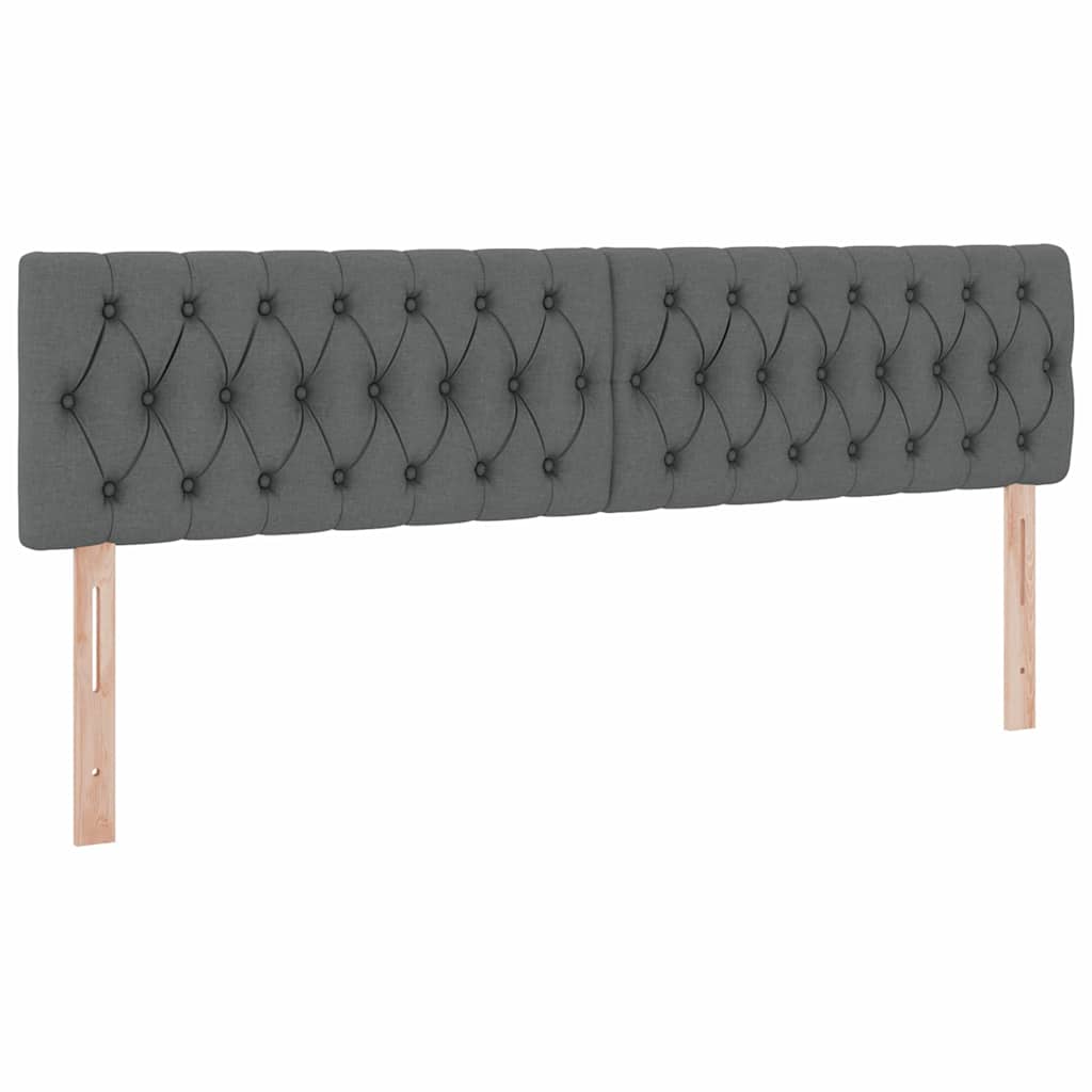 Krevet s od storage Tamno siva 200 x 200 cm Lažna koža