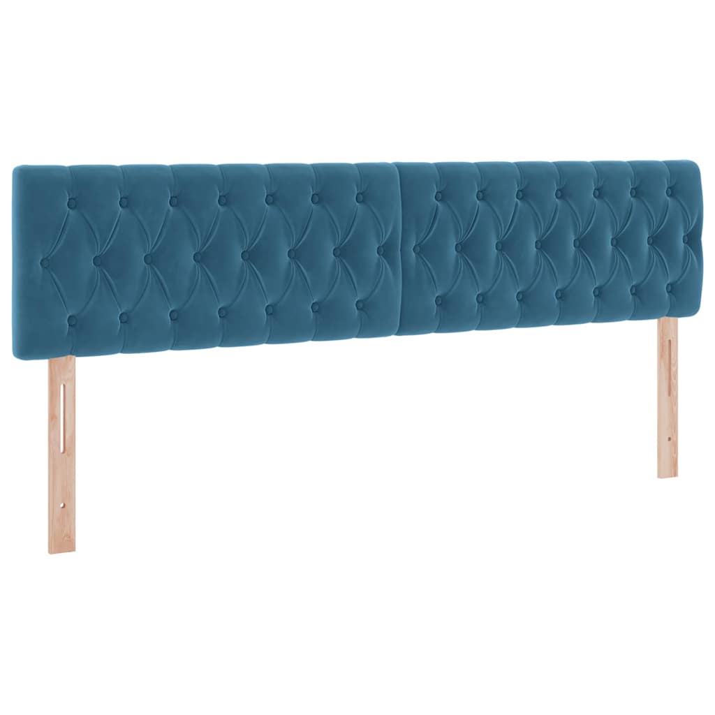 Krevet s od storage s madracem Tamno plava 100 x 200 cm
