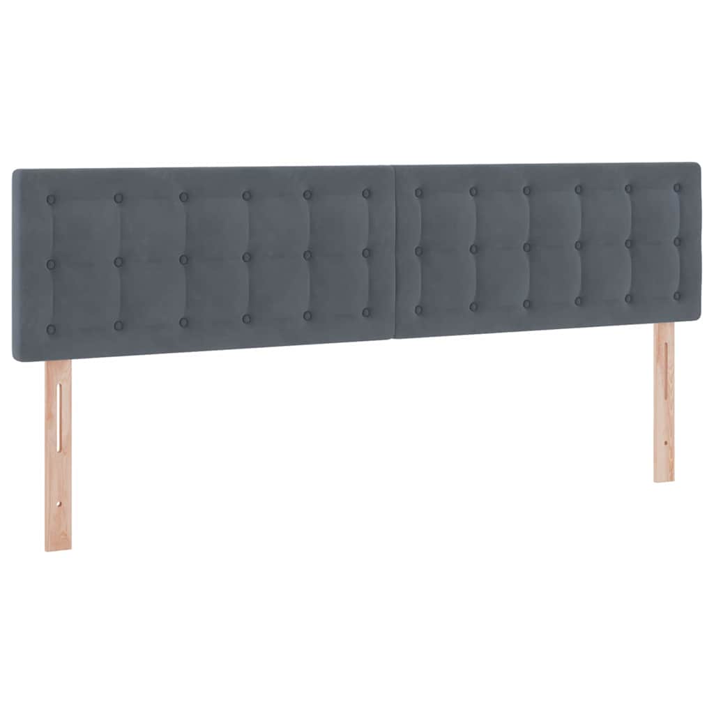 Krevet s od storage s madracem Tamno siva 90 x 200 cm