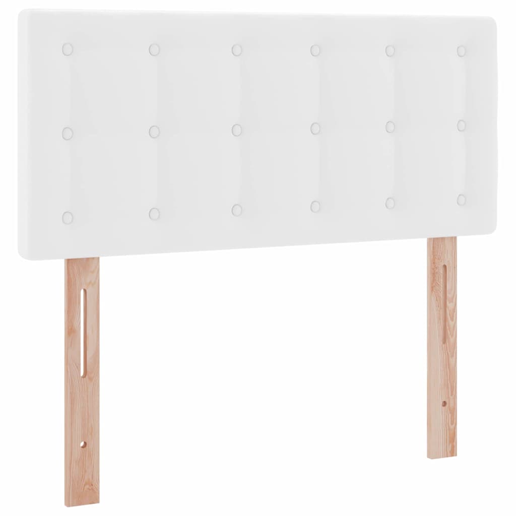 Krevet s prostorom za pohranu s LED-om Čista bijela 90 x 190 cm