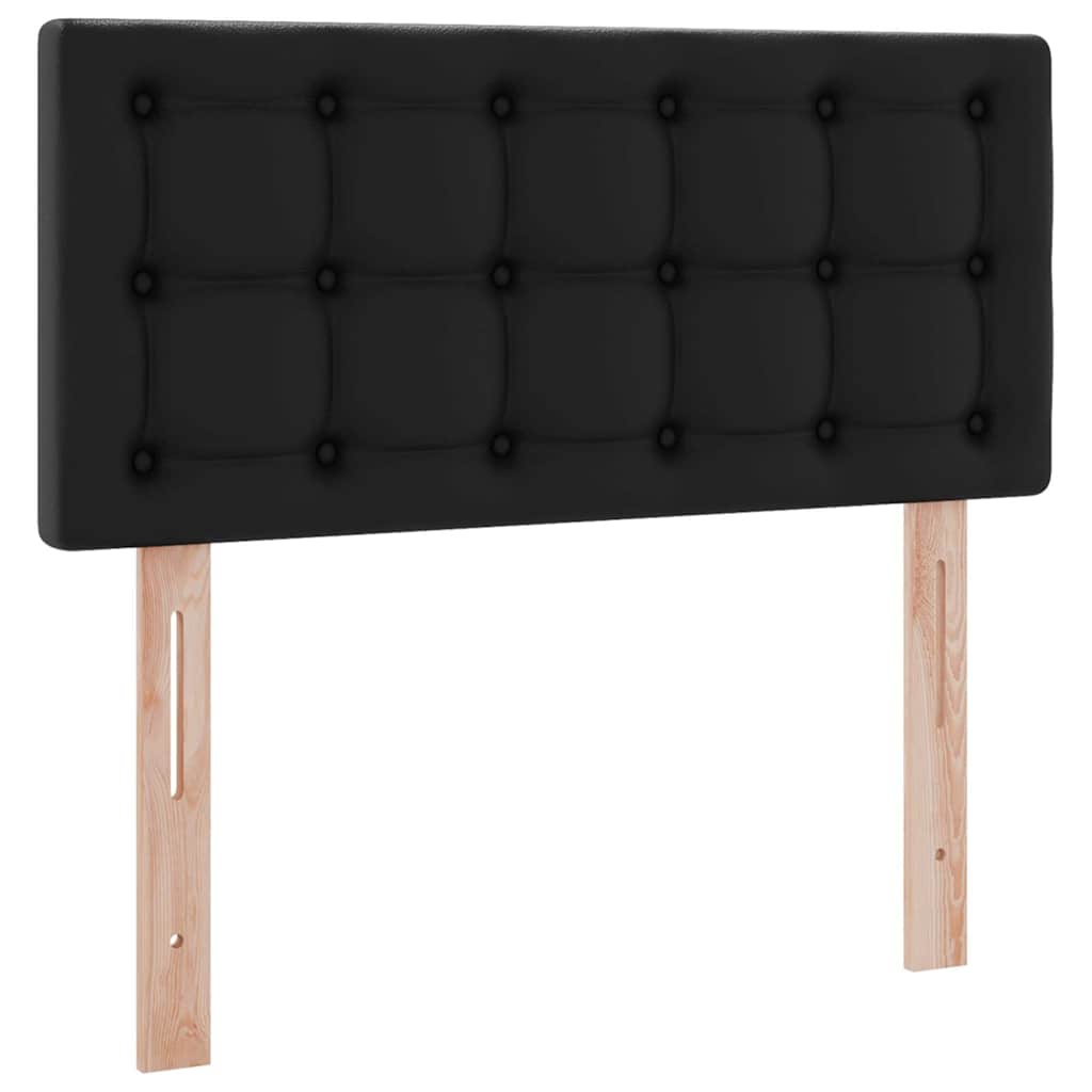 Krevet s prostorom za pohranu s LED-om Crna 90 x 200 cm