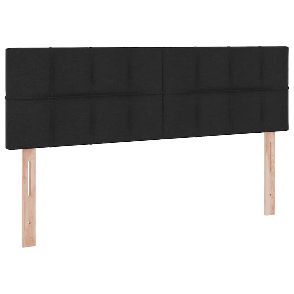 Krevet s prostorom za pohranu s LED-om Crna 140 x 190 cm