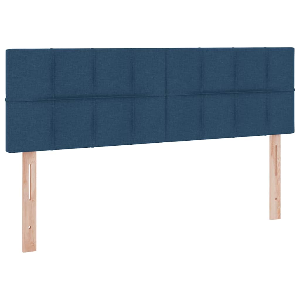 Krevet s prostorom za pohranu s LED-om Plava 140 x 190 cm