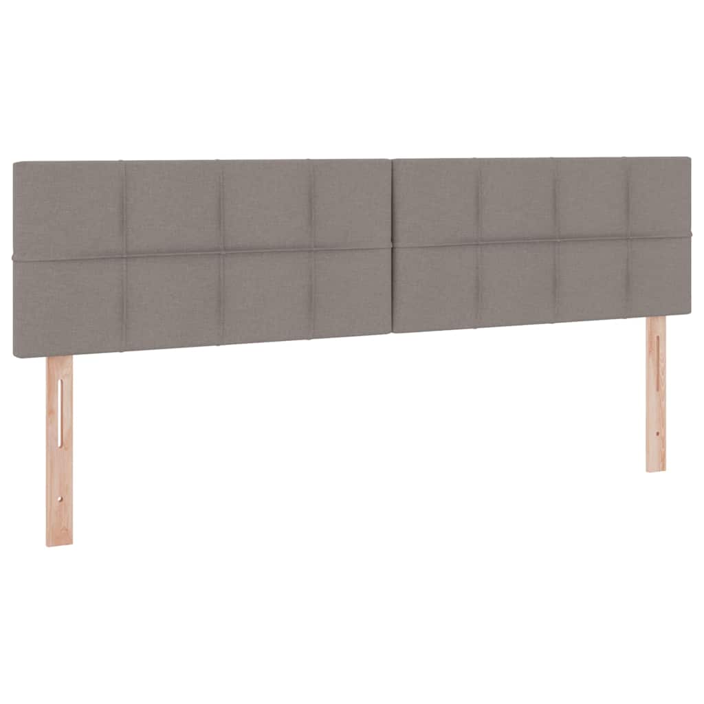 Krevet s prostorom za pohranu s LED-om Sivo-smeđa 180 x 200 cm