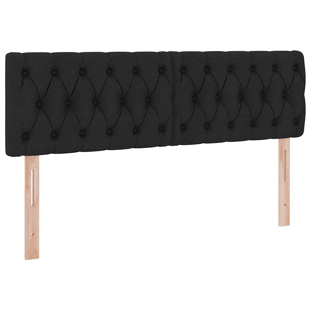 Krevet s prostorom za pohranu s LED-om Crna 140 x 190 cm