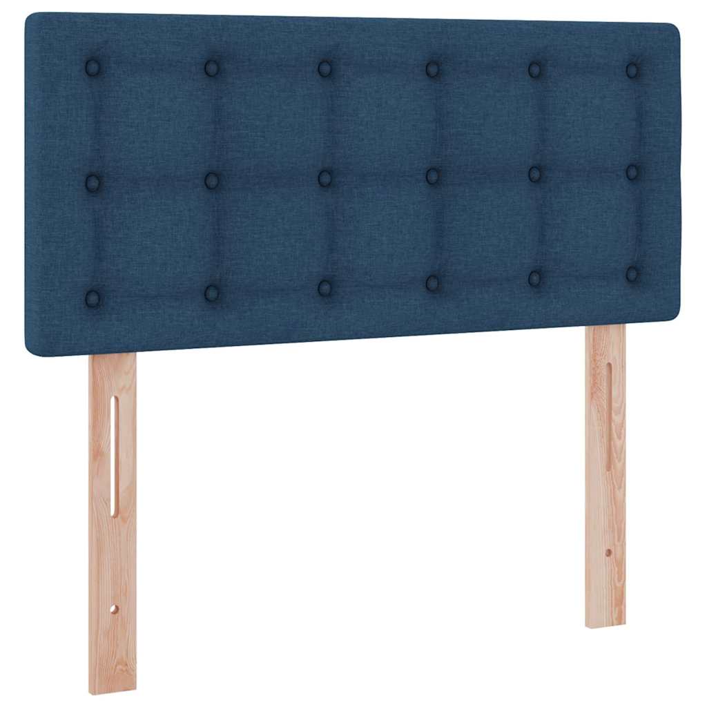 Krevet s prostorom za pohranu s LED-om Plava 90 x 190 cm