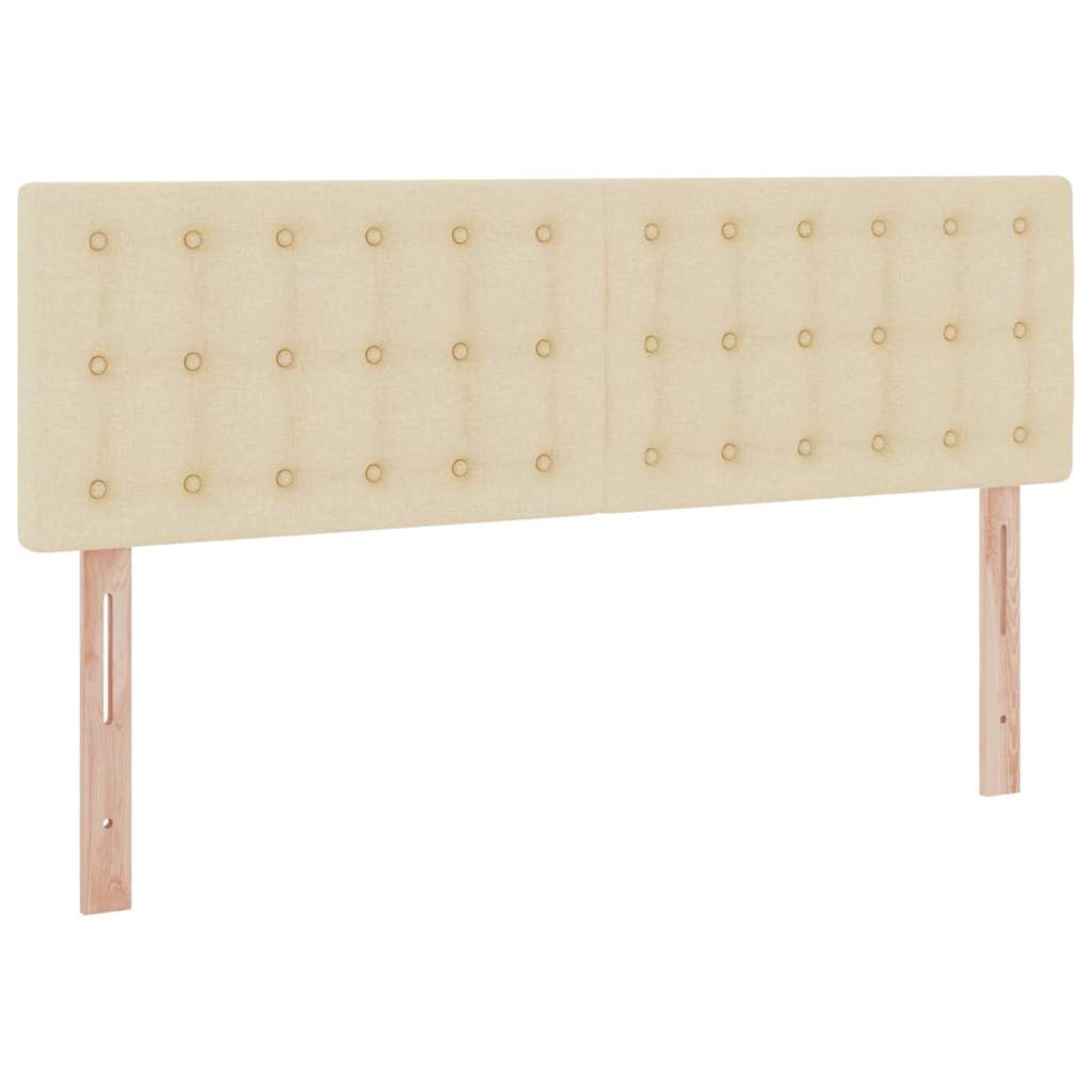 Krevet s prostorom za pohranu s LED-om Krema 140 x 200 cm