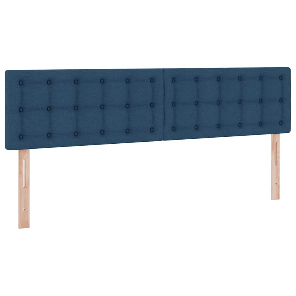 Krevet s prostorom za pohranu s LED-om Plava 160 x 200 cm