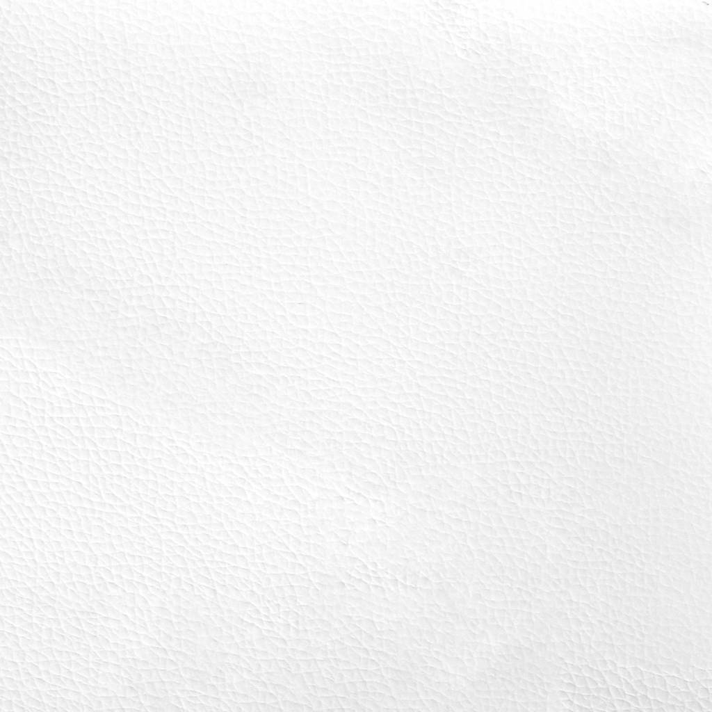 Krevet s od storage Čista bijela 160 x 200 cm Lažna koža