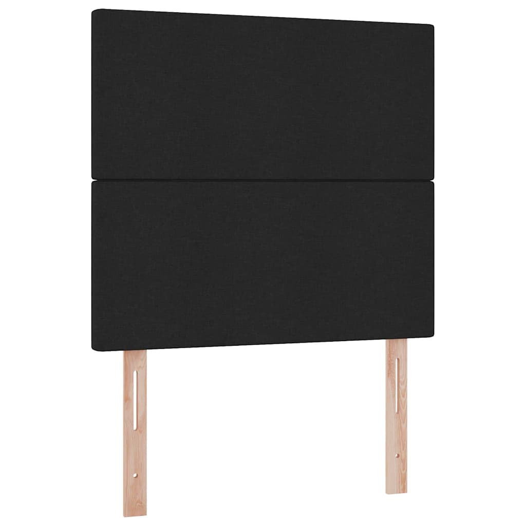 Krevet s madracem i skladištem Crna 100 x 200 cm Poliester