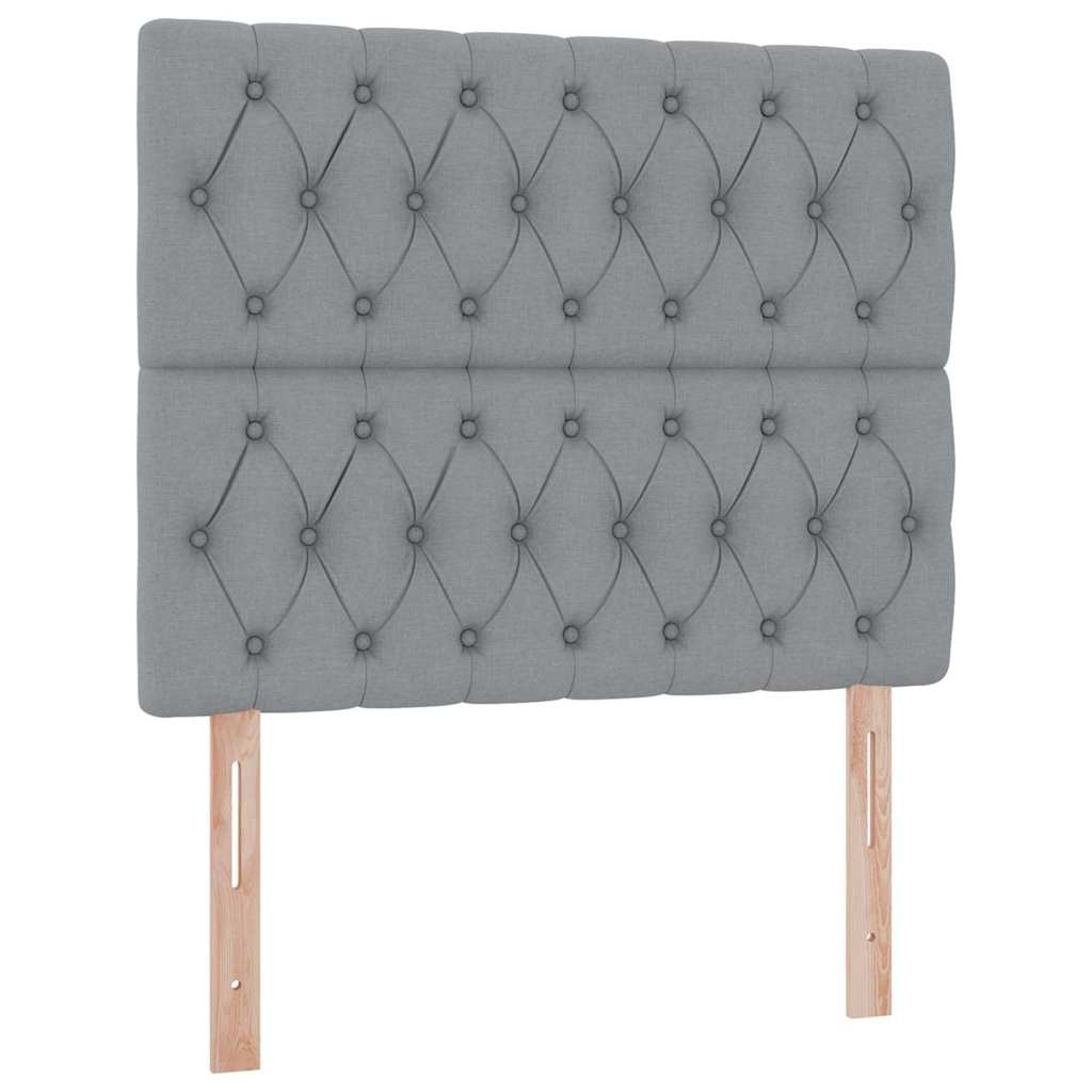 Krevet s madracem i skladištem Svijetlo siva 120 x 200 cm