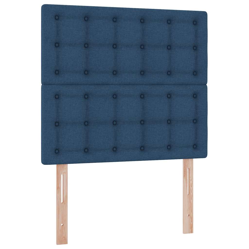 Krevet s madracem i skladištem Plava 90 x 190 cm Poliester
