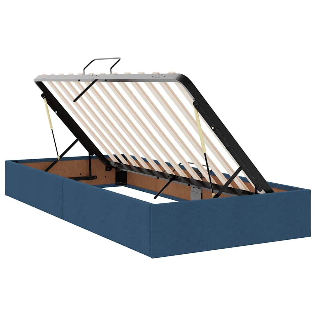 Krevet s madracem i skladištem Plava 90 x 200 cm Poliester