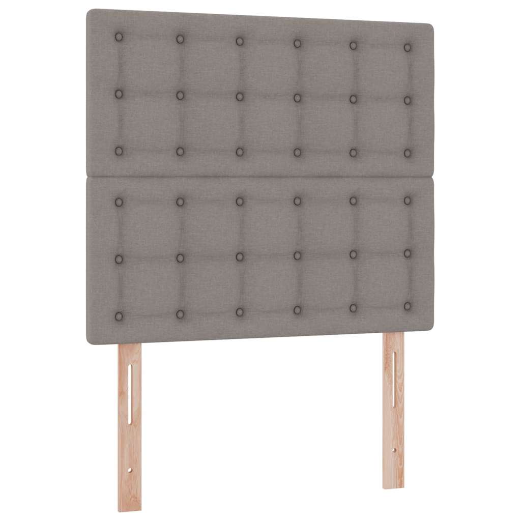 Krevet s madracem i skladištem Sivo-smeđa 100 x 200 cm