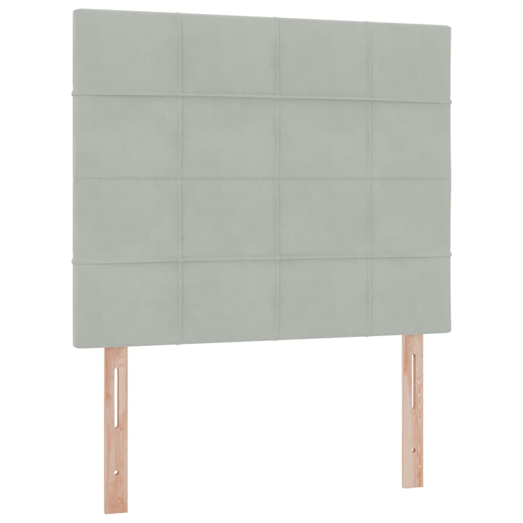 Krevet s madracem i skladištem Svijetlo siva 120 x 200 cm