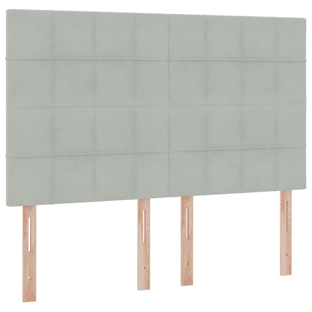 Krevet s madracem i skladištem Svijetlo siva 140 x 200 cm