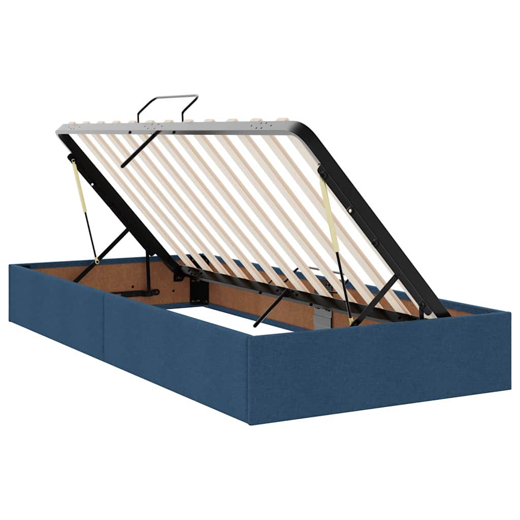 Krevet s od storage s madracem Plava 180 x 200 cm Lažna koža