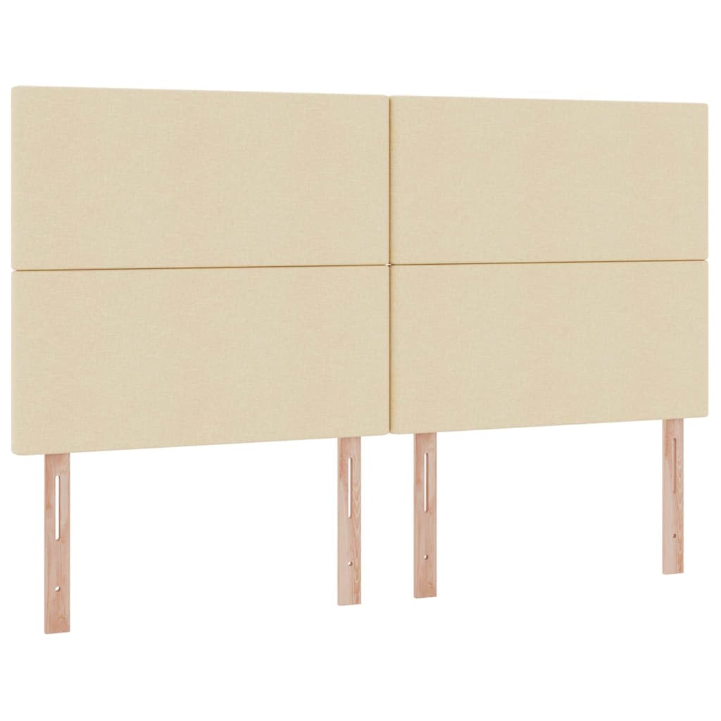 Krevet s od storage s uzglavljem Krema 200 x 200 cm Lažna koža