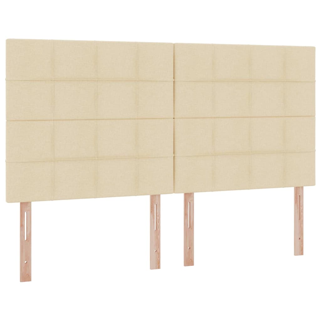 Krevet s od storage s uzglavljem Krema 200 x 200 cm Lažna koža