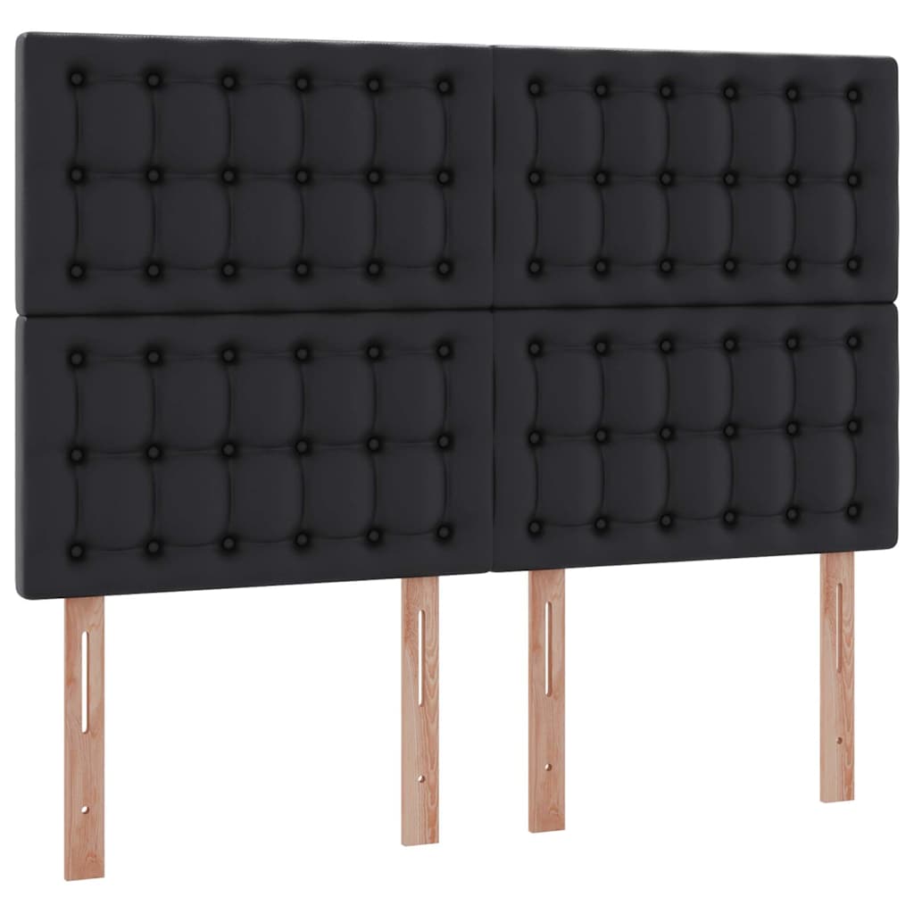 Krevet s prostorom za pohranu s LED-om Crna 140 x 190 cm