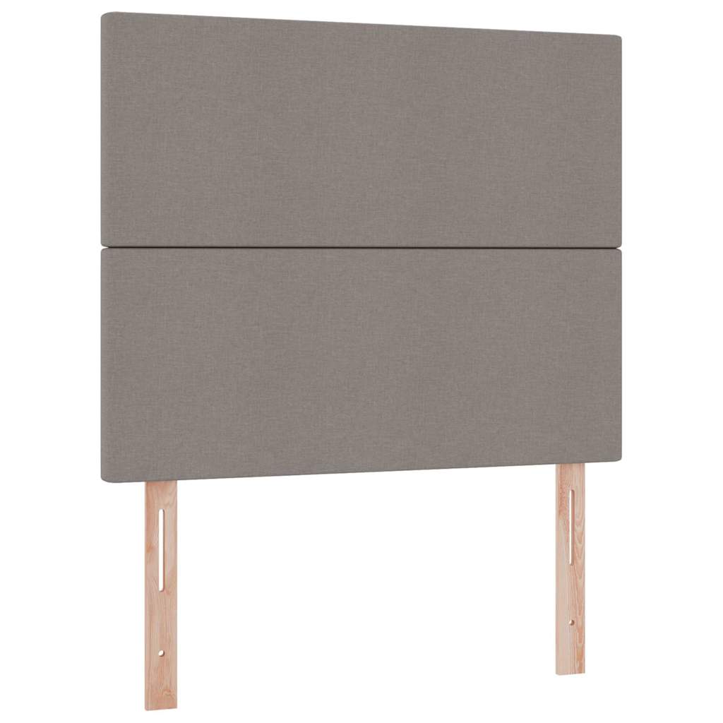 Krevet s prostorom za pohranu s LED-om Sivo-smeđa 120 x 200 cm