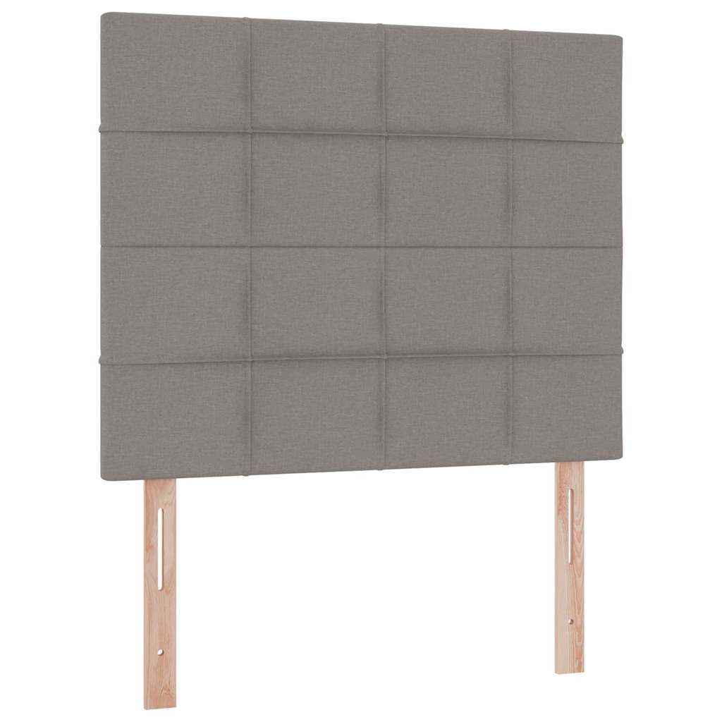 Krevet s prostorom za pohranu s LED-om Sivo-smeđa 120 x 200 cm