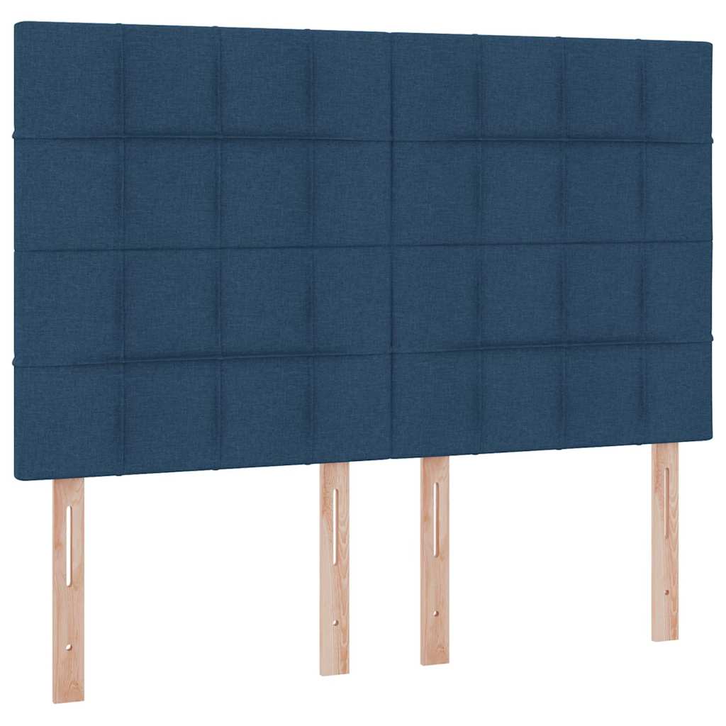 Krevet s prostorom za pohranu s LED-om Plava 140 x 190 cm
