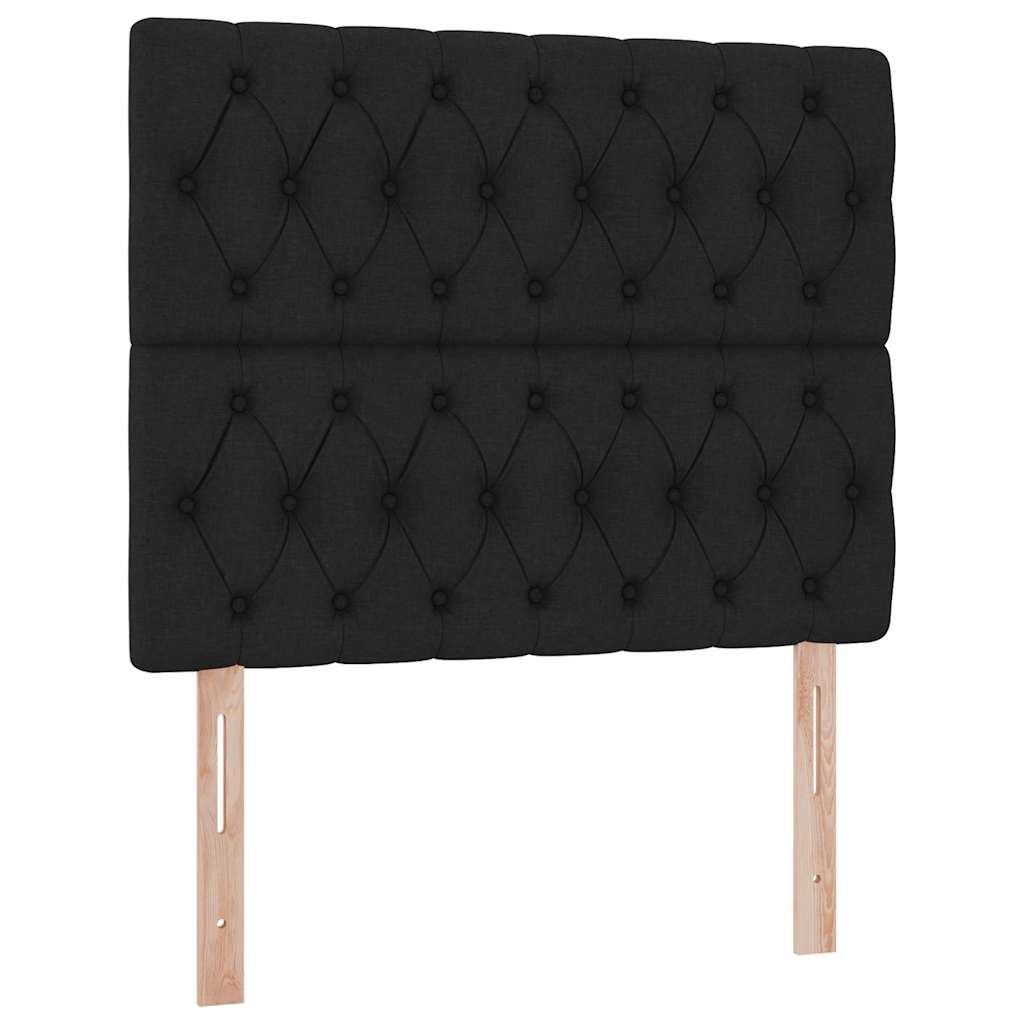 Krevet s prostorom za pohranu s LED-om Crna 120 x 190 cm