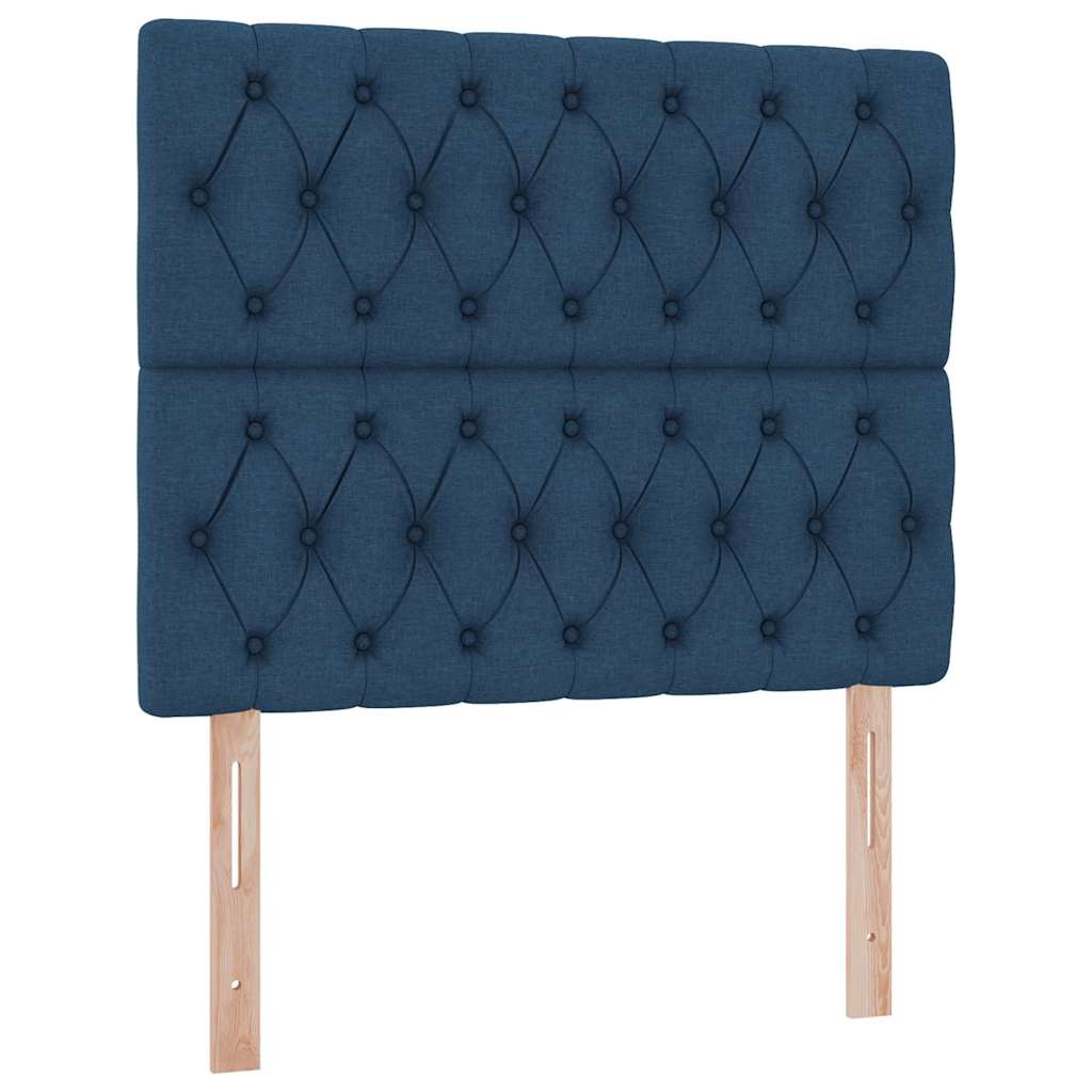 Krevet s prostorom za pohranu s LED-om Plava 120 x 200 cm