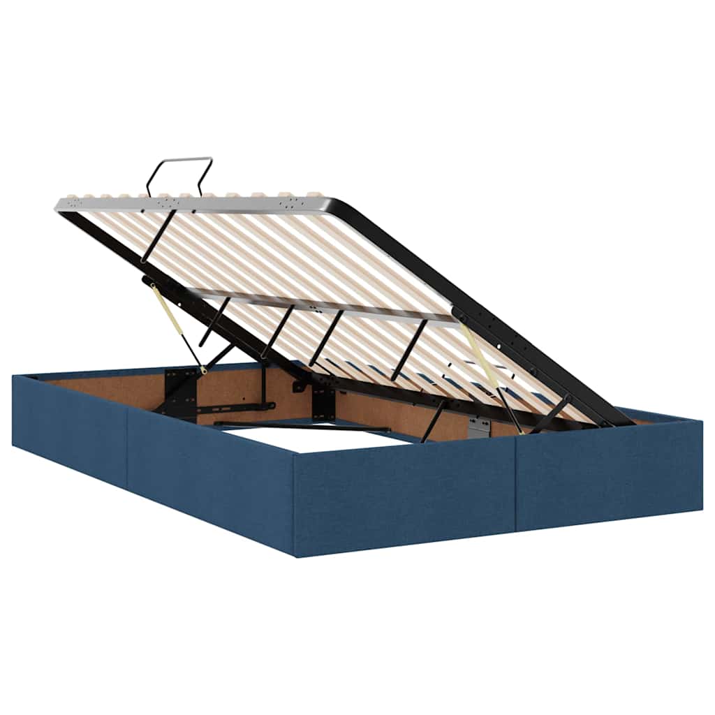 Krevet s prostorom za pohranu s LED-om Plava 120 x 190 cm