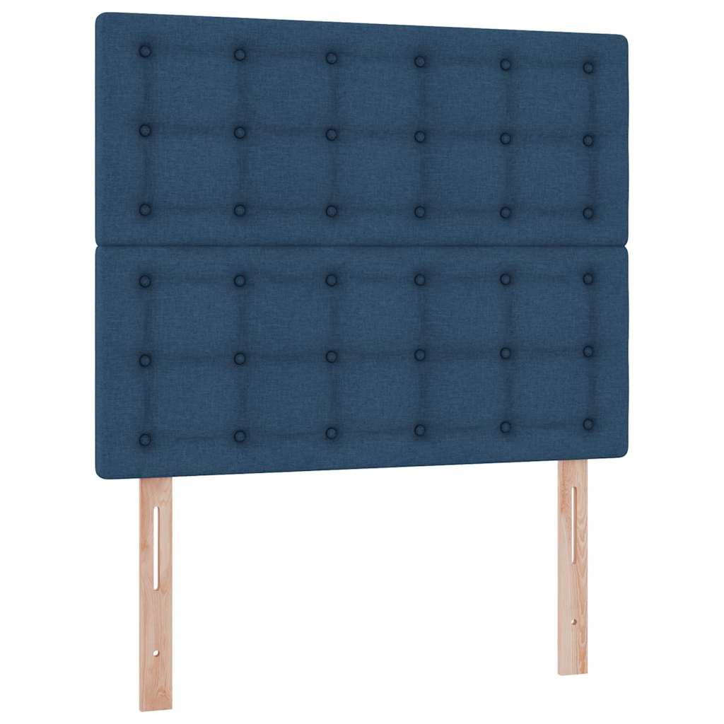 Krevet s prostorom za pohranu s LED-om Plava 120 x 190 cm