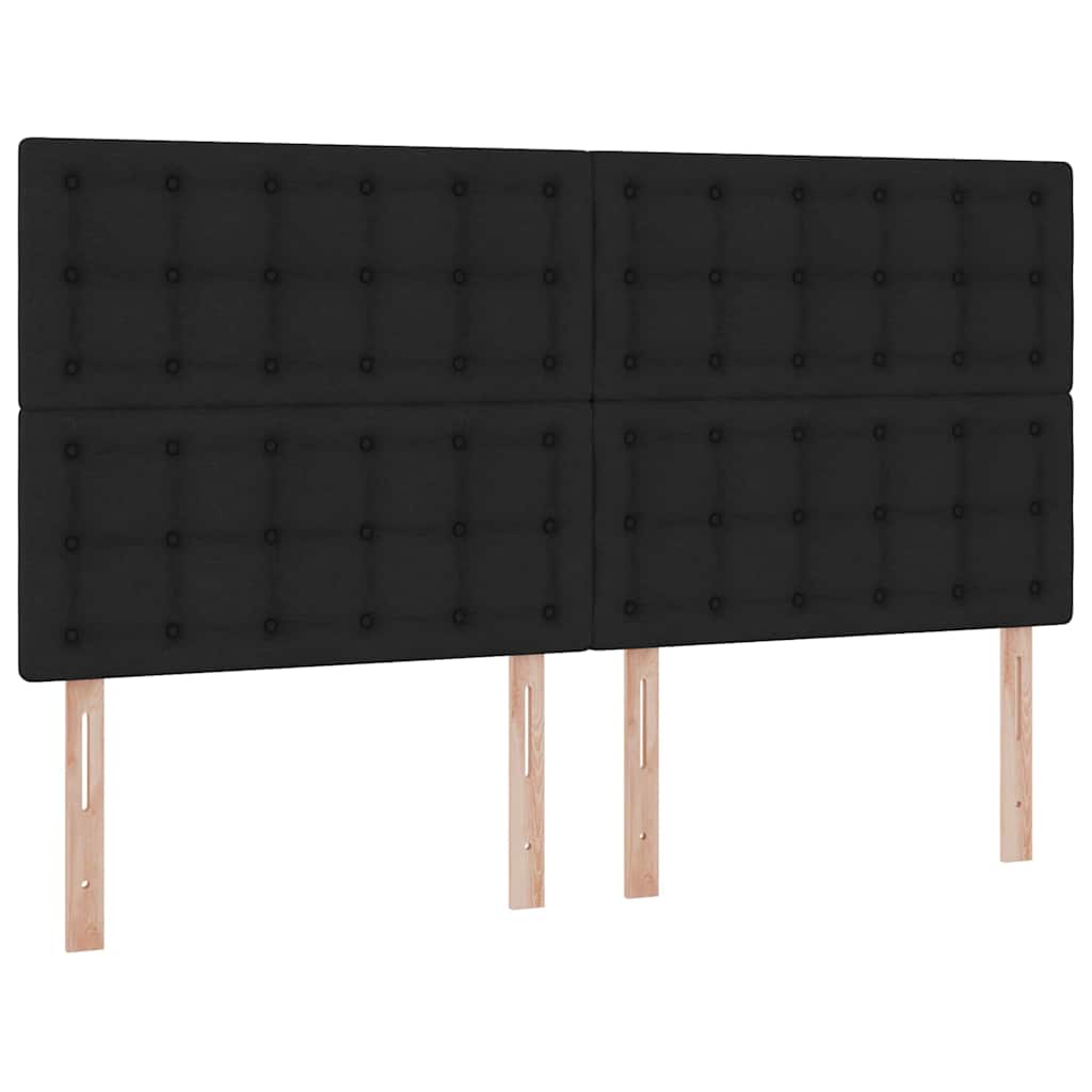 Krevet s prostorom za pohranu s LED-om Crna 180 x 200 cm