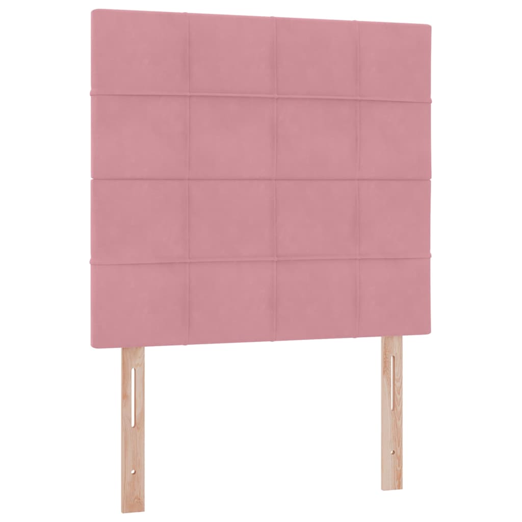 Krevet s prostorom za pohranu s LED-om Ružičasta 100 x 200 cm