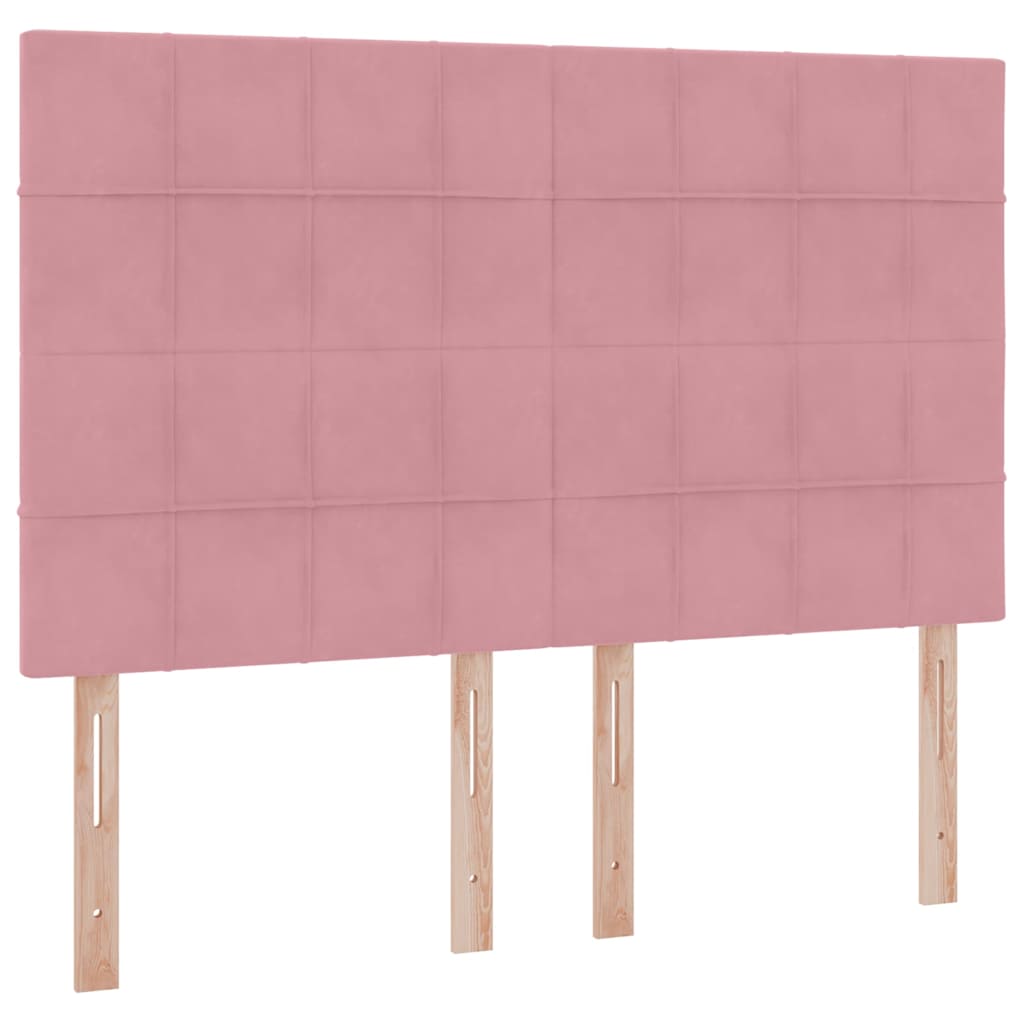 Krevet s prostorom za pohranu s LED-om Ružičasta 140 x 200 cm