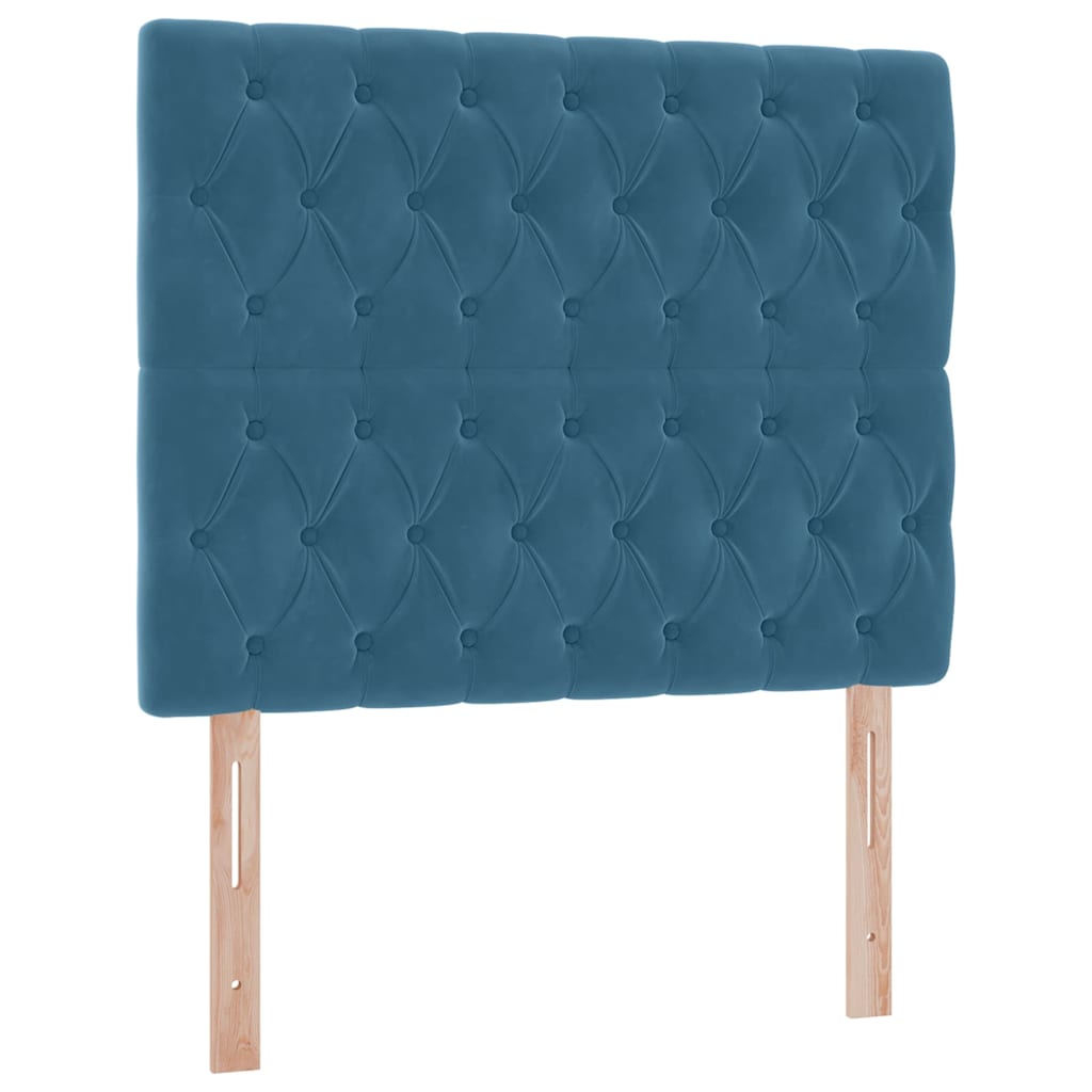 Krevet s prostorom za pohranu s LED-om Plava 120 x 190 cm
