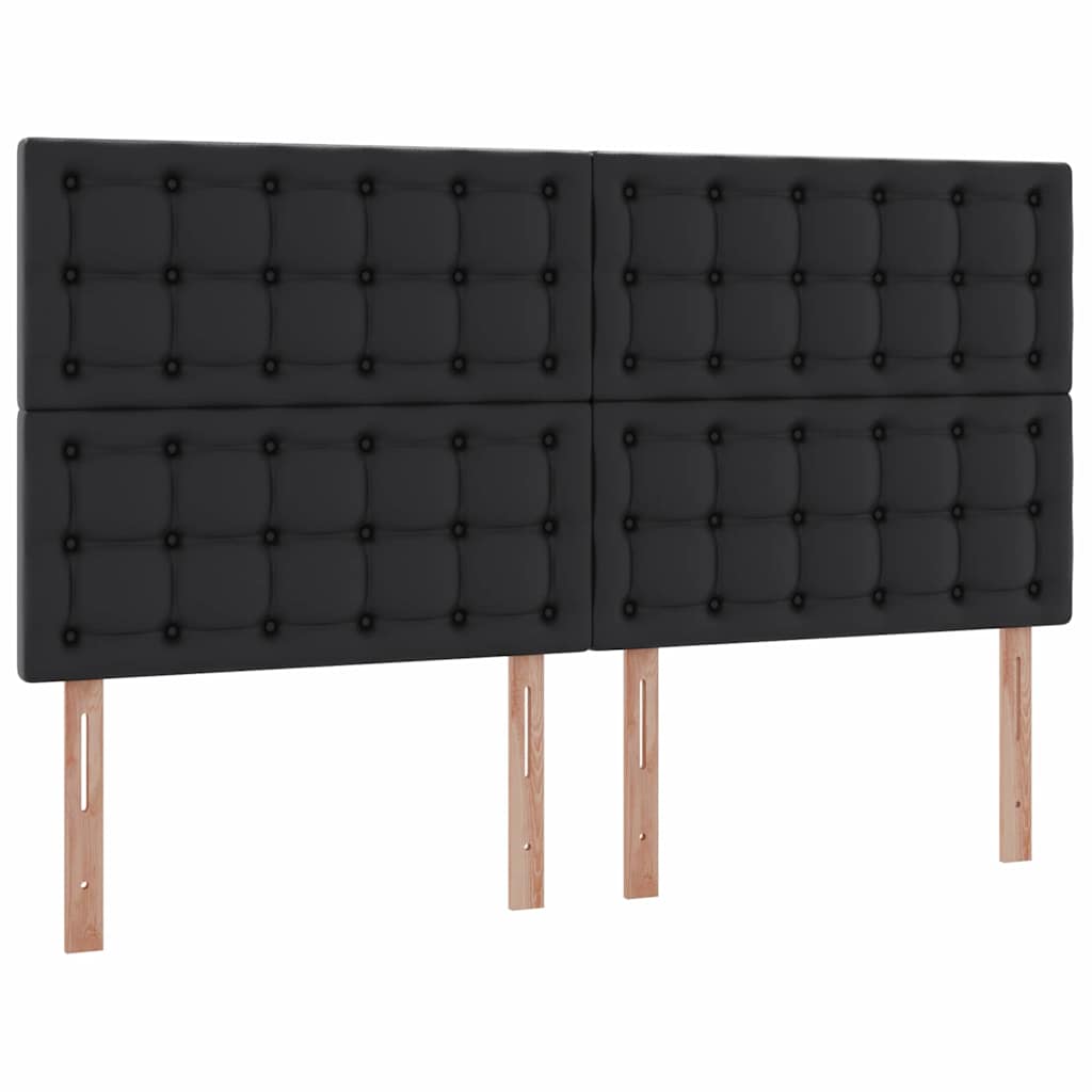 Krevet s prostorom za pohranu s LED-om Crna 200 x 200 cm