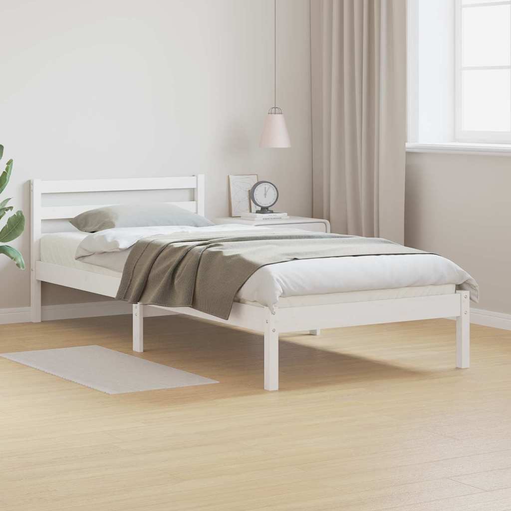 Krevetna konstrukcija Bijelo 225,5 x 85,5 x 69,5 cm