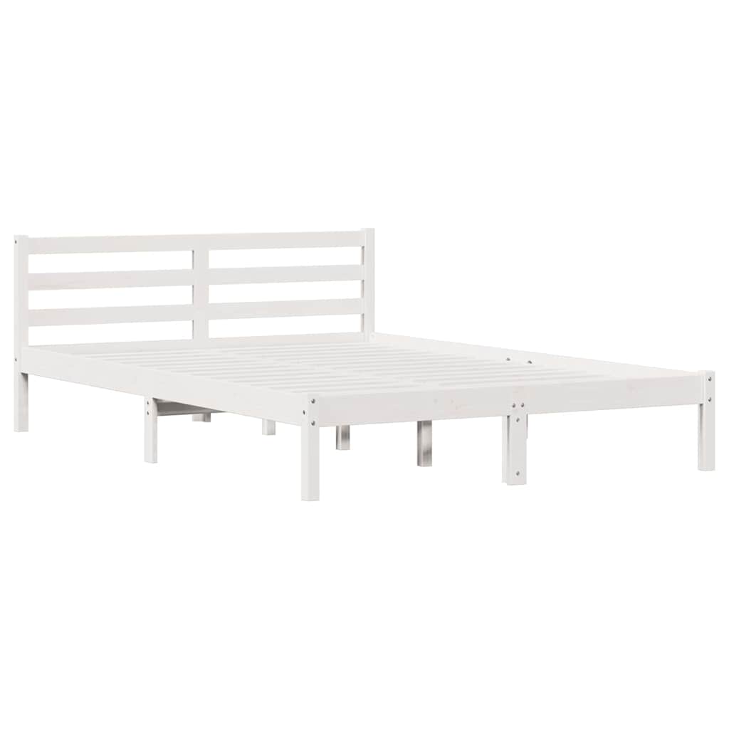 Krevetna konstrukcija Bijelo 225,5 x 145,5 x 69,5 cm