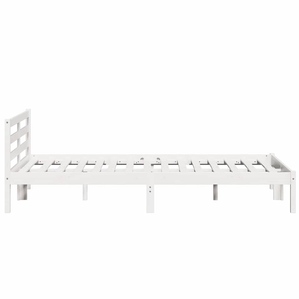 Krevetna konstrukcija Bijelo 225,5 x 145,5 x 69,5 cm