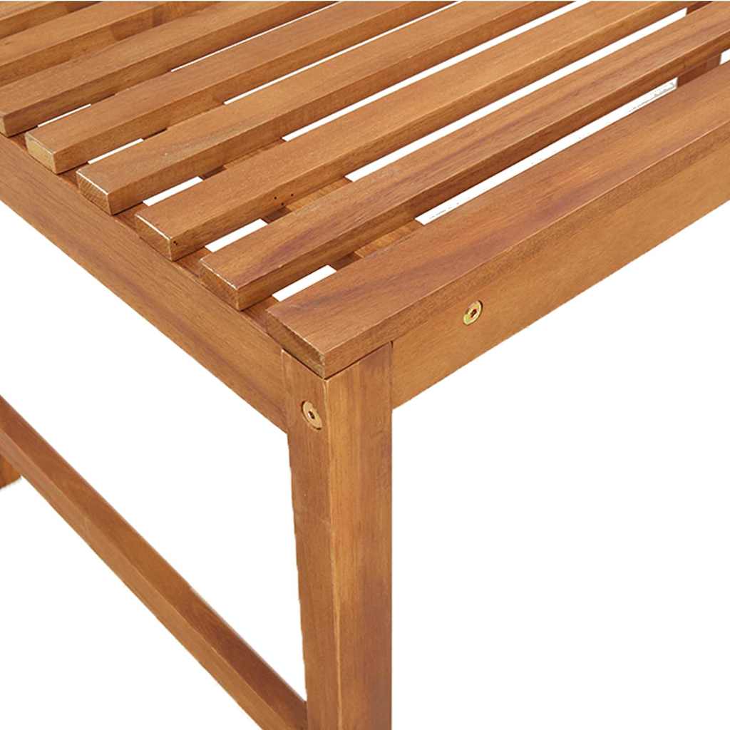 Set vrtne klupe 5 pcs Smeđa Čvrsto drvo akacije