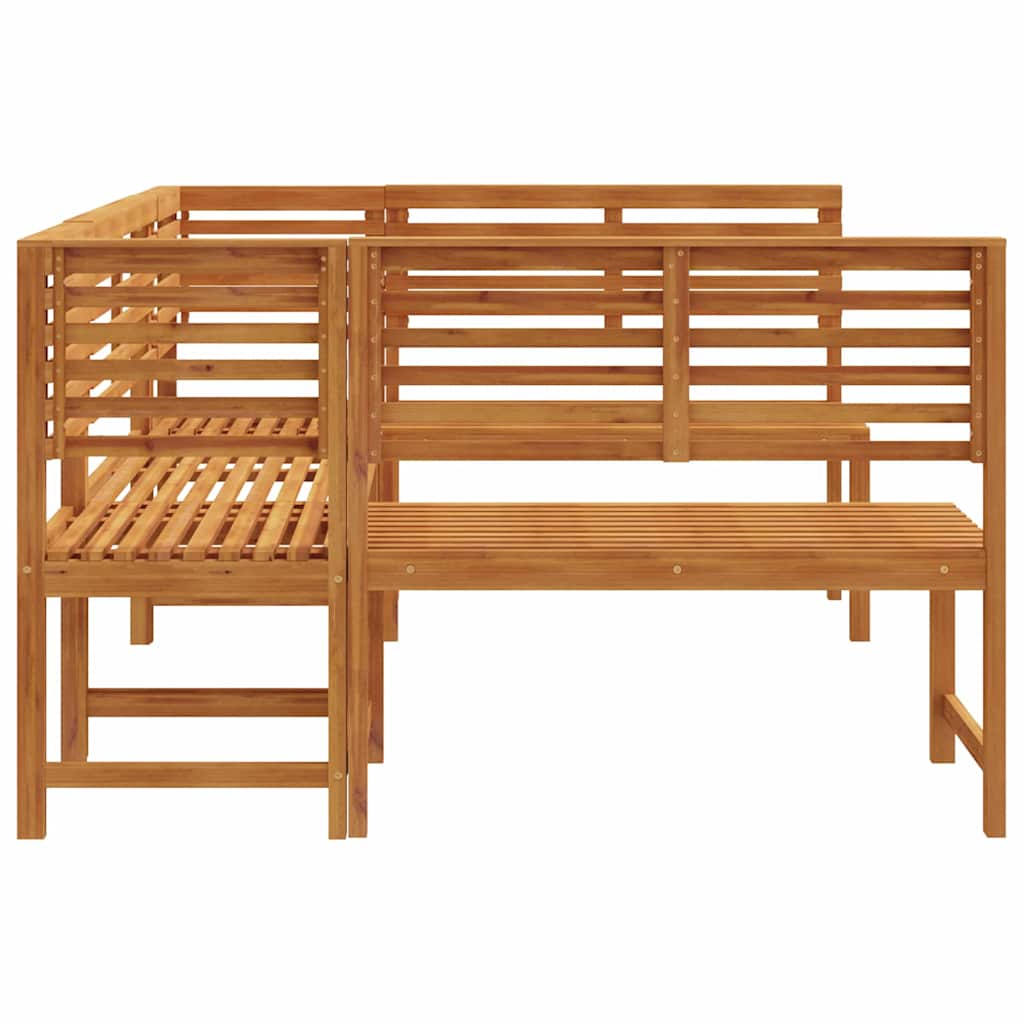 Set vrtne klupe 5 pcs Smeđa Čvrsto drvo akacije