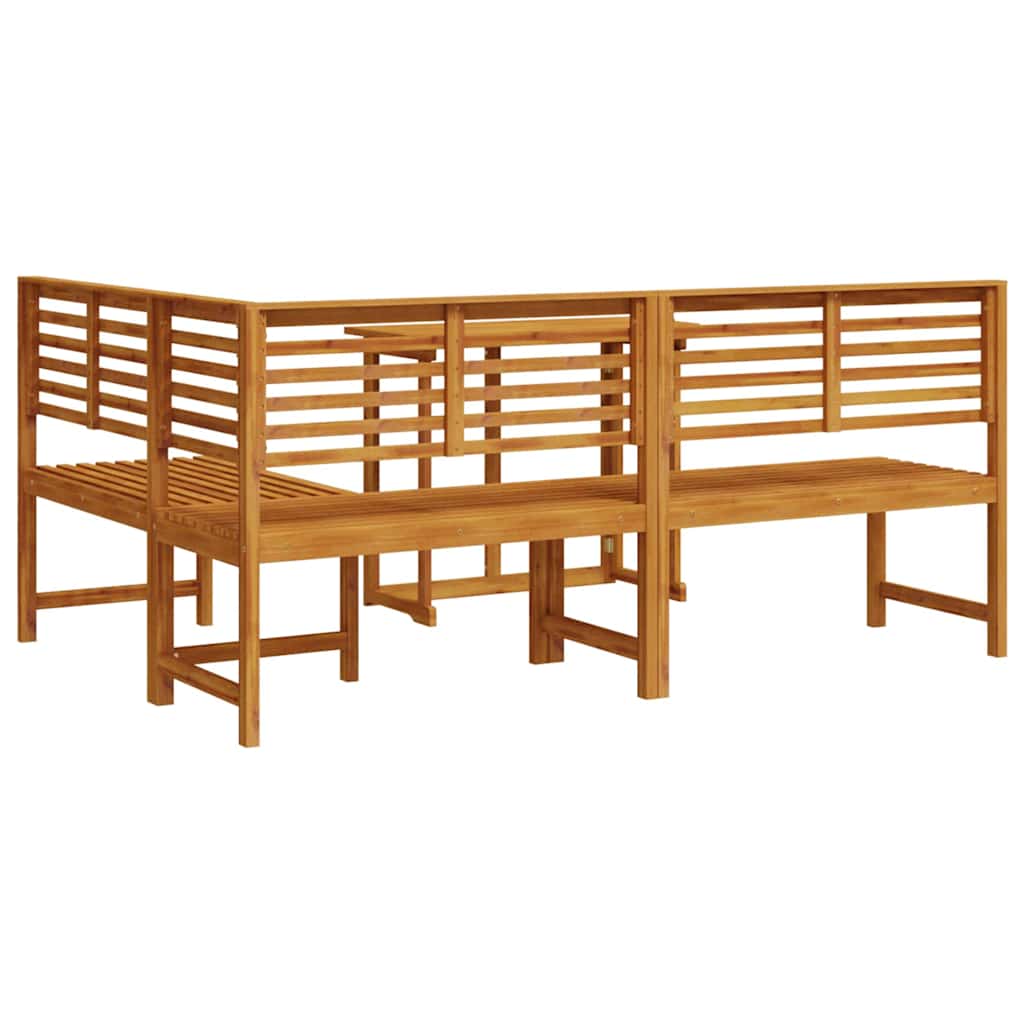 Set vrtne klupe 3 pcs Smeđa Čvrsto drvo akacije