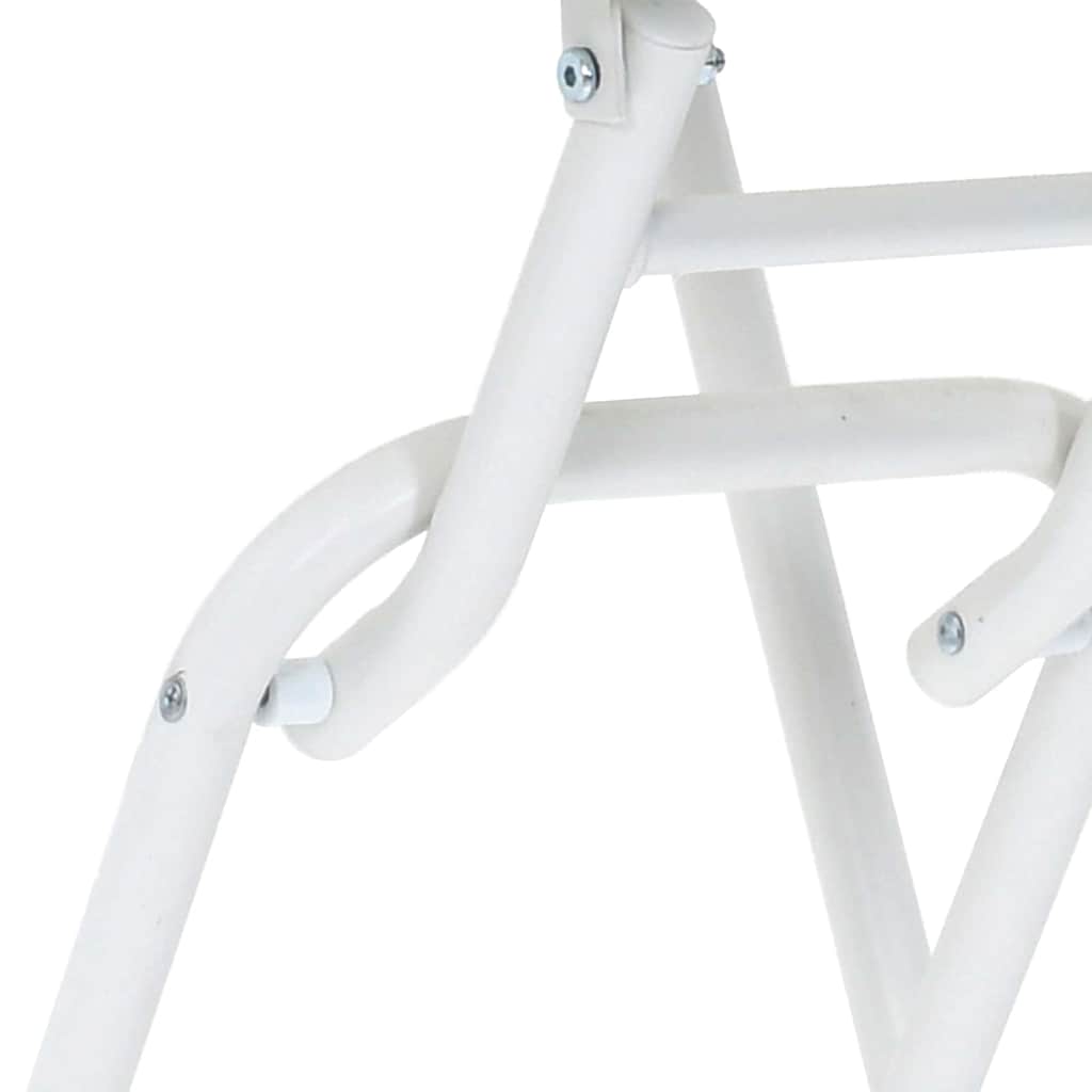 Stol za vrt Bijelo 50 x 50 x 72 cm Metal