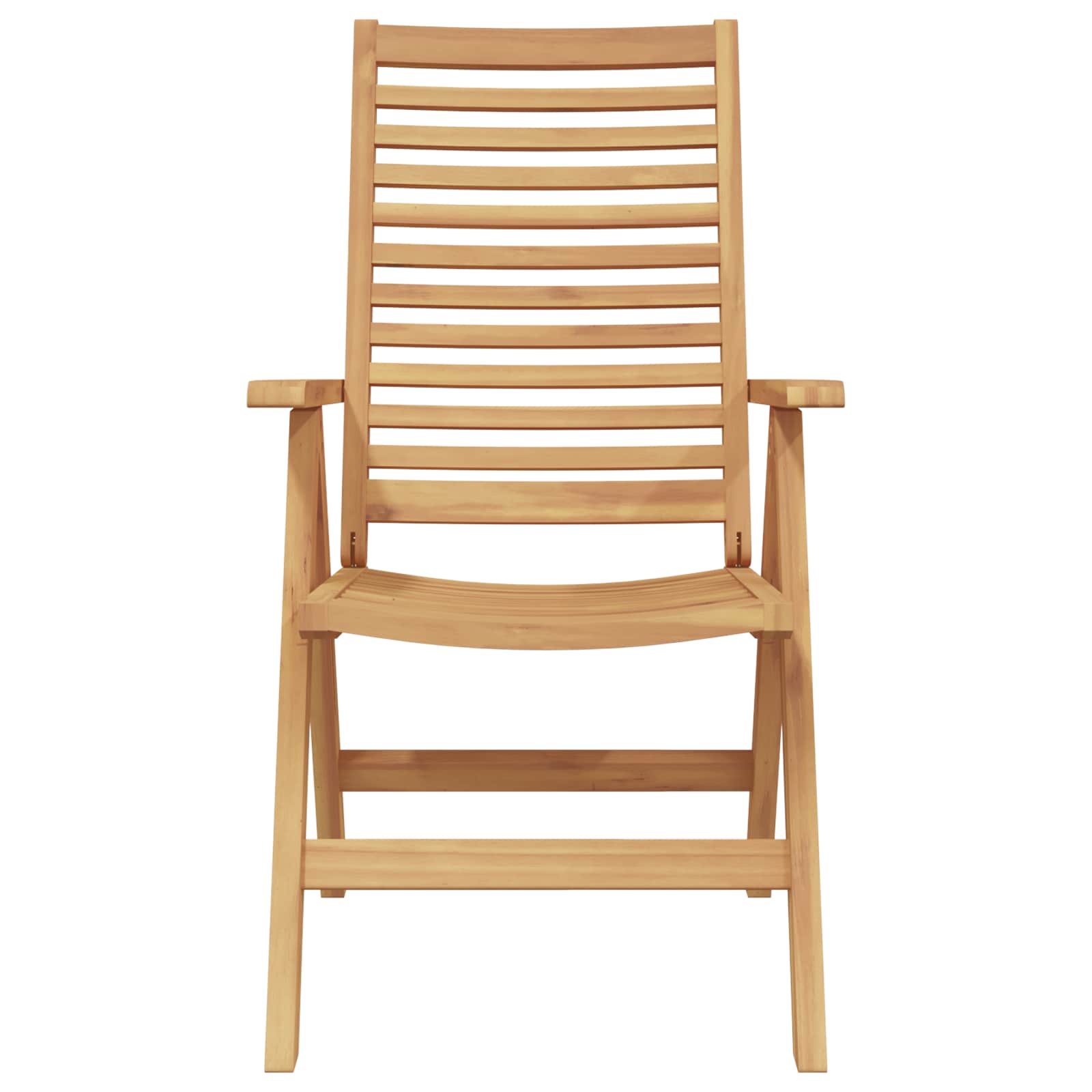 Vrtni set za objed 7 pcs Smeđa Čvrsto teak drvo