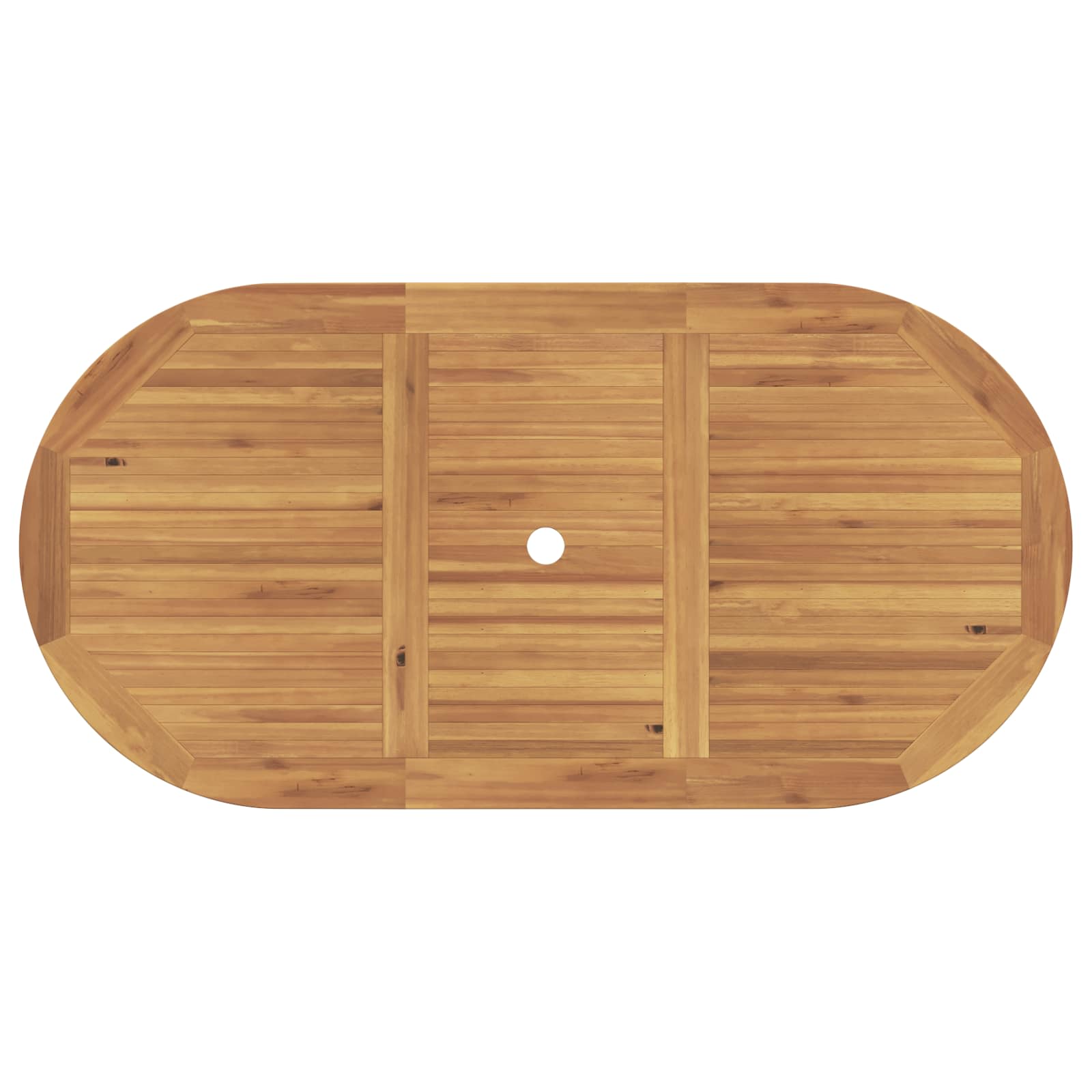 Vrtni set za objed 7 pcs Smeđa Čvrsto teak drvo