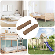 Drveni klinovi 2 pcs Smeđa Ø 8 x 35 mm Masivno drvo