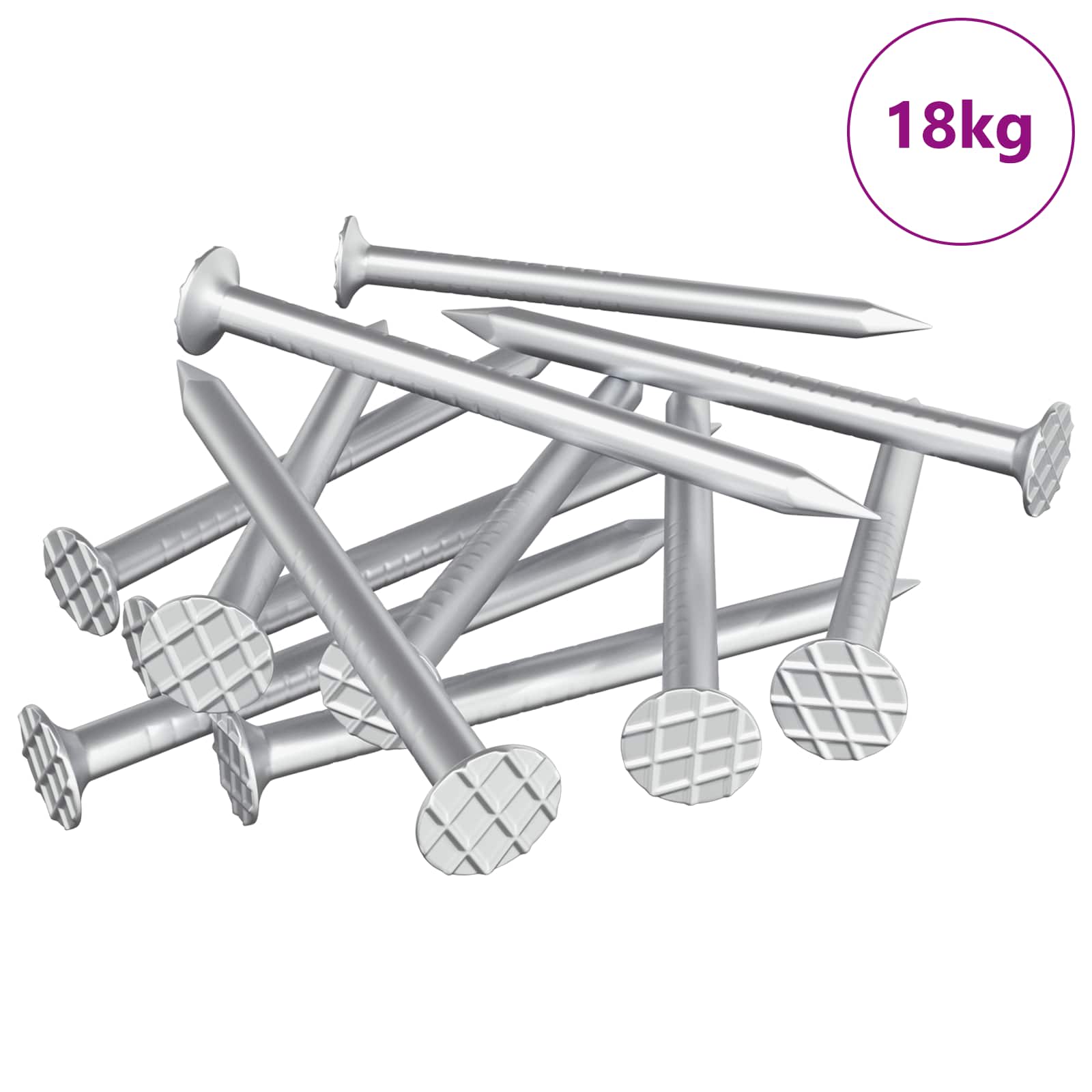 Čavli za Drvo 100000 pcs Srebrno Metal