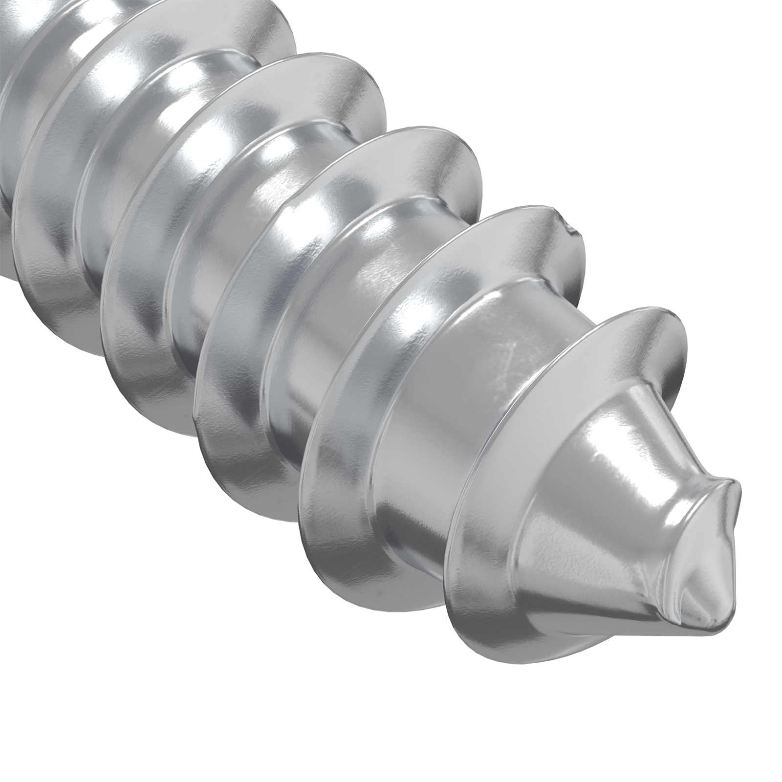Drvene vijake 12 pcs Srebrno M6 x 70 mm Čelik