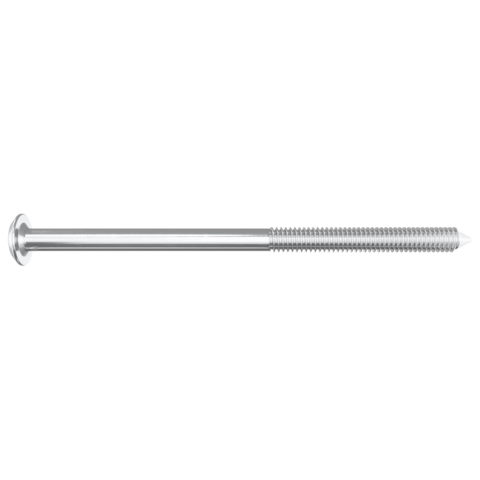 Namještajni vijci 2 pcs Srebrno M6 x 100 mm Čelik