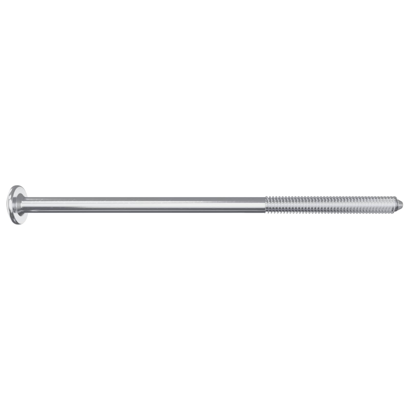Namještajni vijci 12 pcs Srebrno M6 x 120 mm Čelik